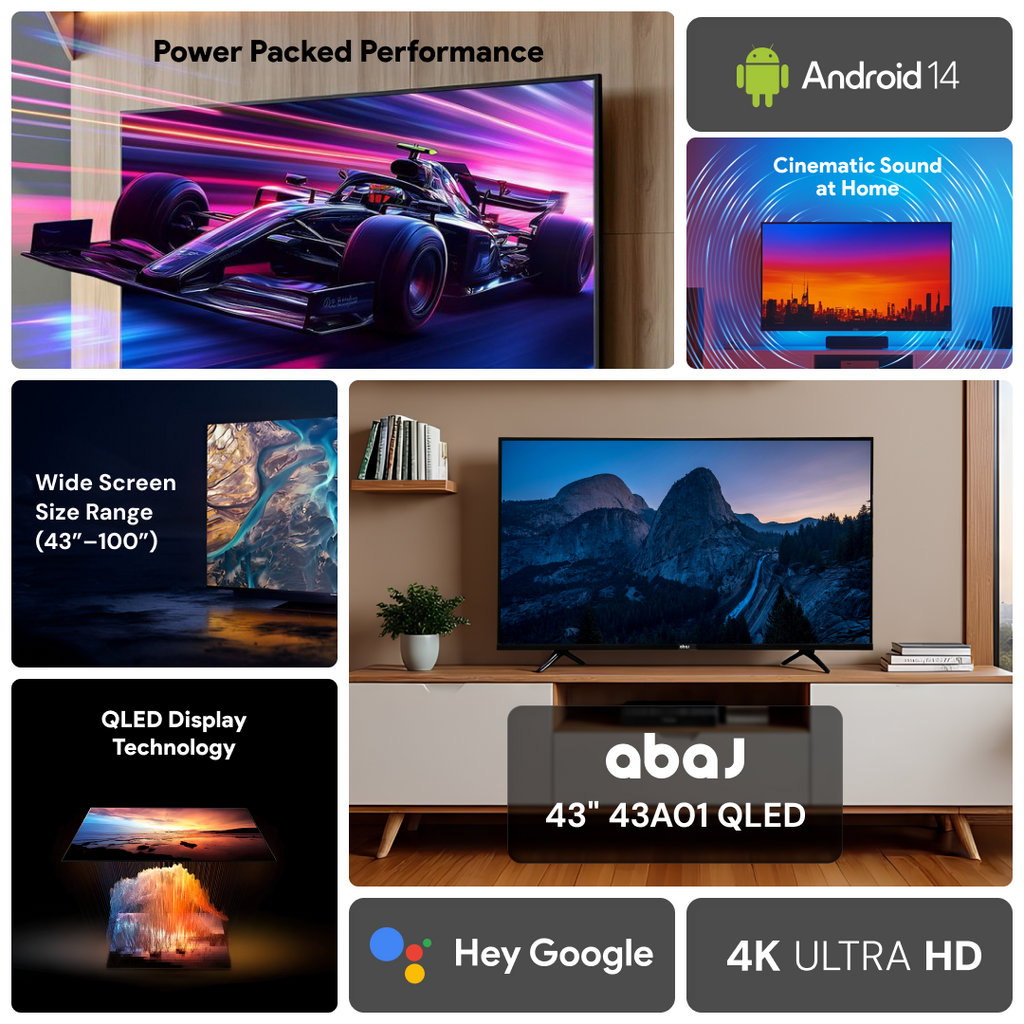 ABAJ 43A01 QLED Smart TV (43”)