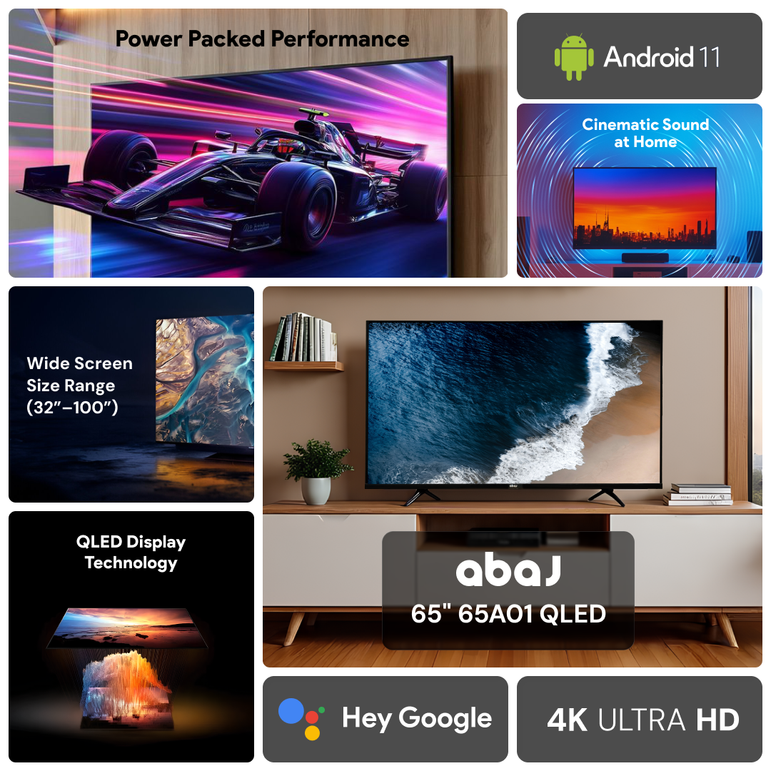 ABAJ 65O1 QLED Smart TV (65”)