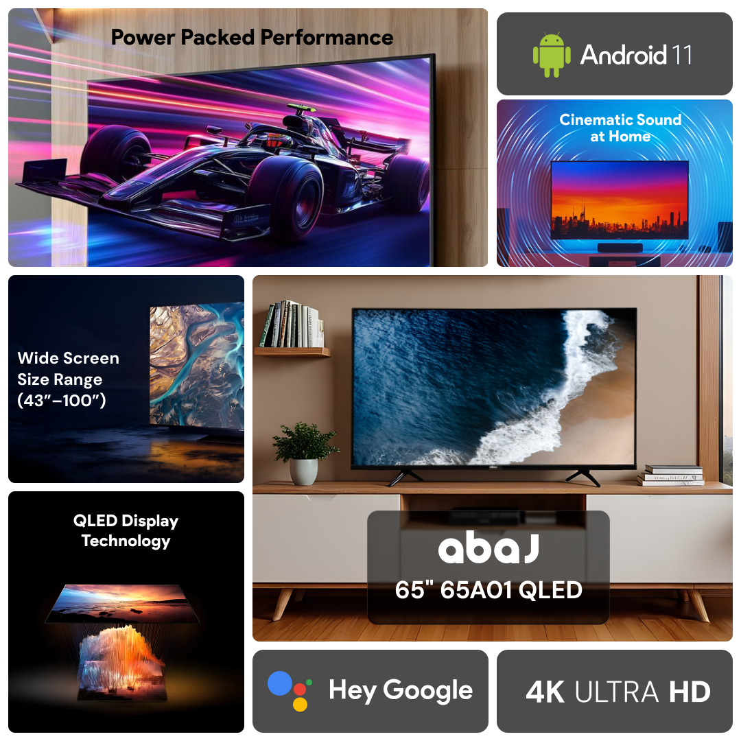 ABAJ 65O1 QLED Smart TV (65”)