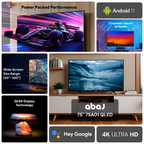 ABAJ 75O1 QLED Smart TV (75”)